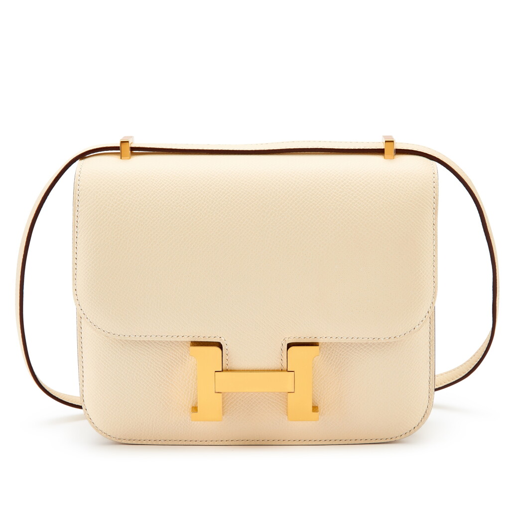 View full screen - View 1 of Lot 7843. Nata Epsom Mini Constance 18 Gold Hardware, 2021.
