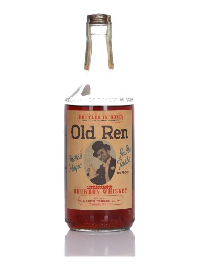 View full screen - View 1 of Lot 265. Old Ren Bottled In Bond 100 Proof 1936 (1 Bottle 4/5 Quart).