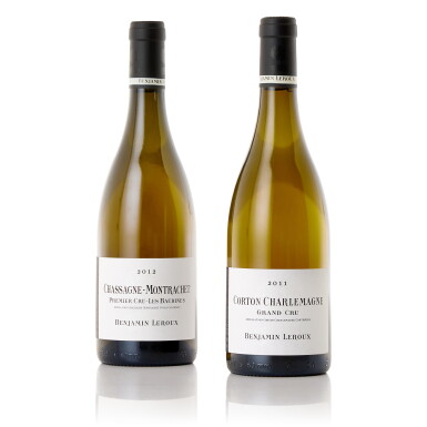 View full screen - View 1 of Lot 1143. Chassagne Montrachet "Vertical" Benjamin Leroux (6 BT).
