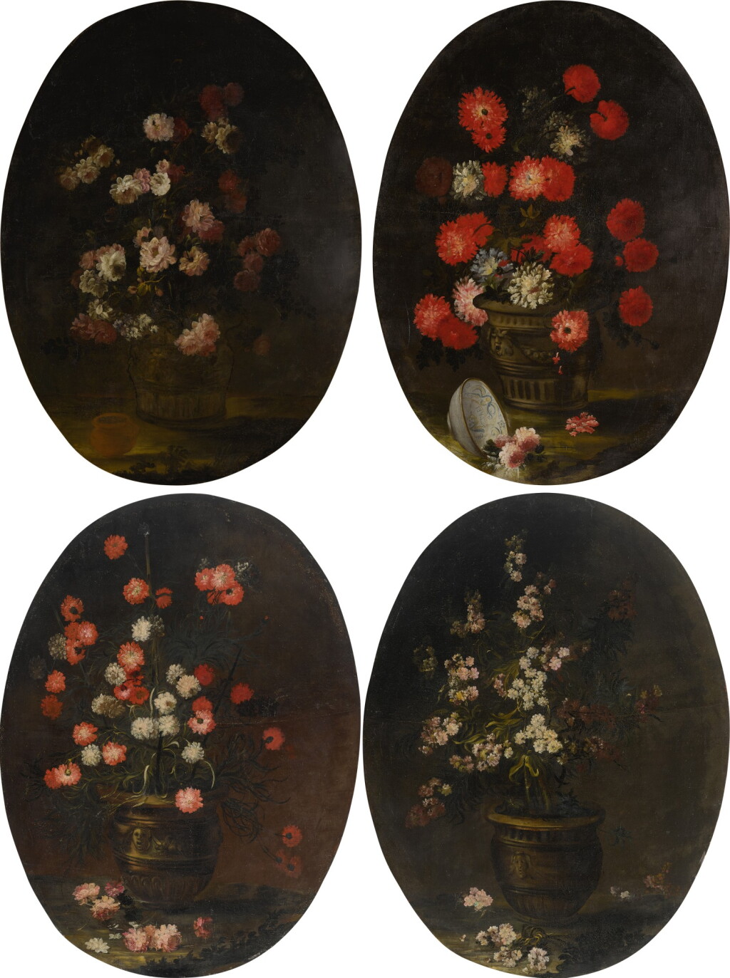 View full screen - View 1 of Lot 78. Still lifes of flowers.