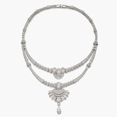 View full screen - View 1 of Lot 1804. Diamond Necklace | 格拉夫 | 鑽石 項鏈.