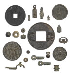A group of bronze artefacts, Han dynasty and later | 漢及以後 各式銅器一組二十二件