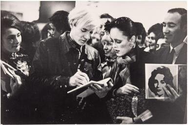 View full screen - View 1 of Lot 231. NEIL LIBBERT | ANDY WARHOL AT TATE GALLERY, 1971.