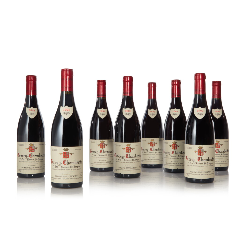 View full screen - View 1 of Lot 446. Gevrey Chambertin, Lavaux St. Jacques 2003 Denis Mortet (8 BT) .