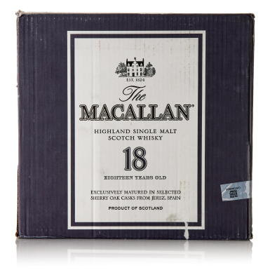 View full screen - View 1 of Lot 209. The Macallan 18 Year Old 43.0 abv 1997 (12 BT70).