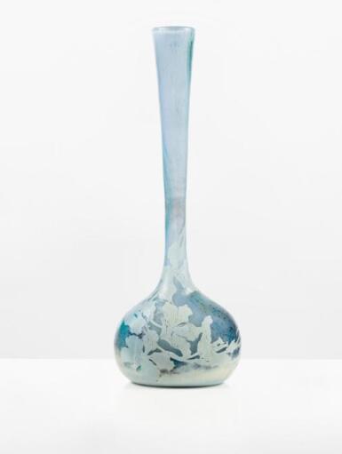 View full screen - View 1 of Lot 26. Orchidées tropicales vase, circa 1900.