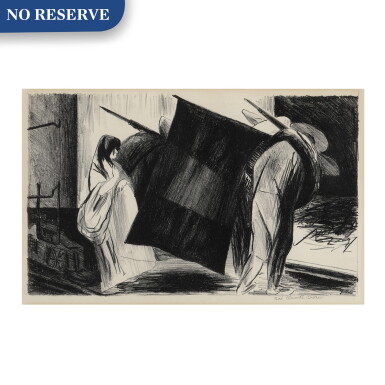 View full screen - View 1 of Lot 106. Bandera & Esquina de casa y figuras (A Pair of Works).