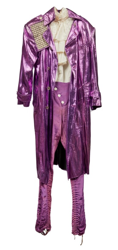 View full screen - View 1 of Lot 118. Prince | Three-piece "Purple Rain" era outfit, ca. 1984.