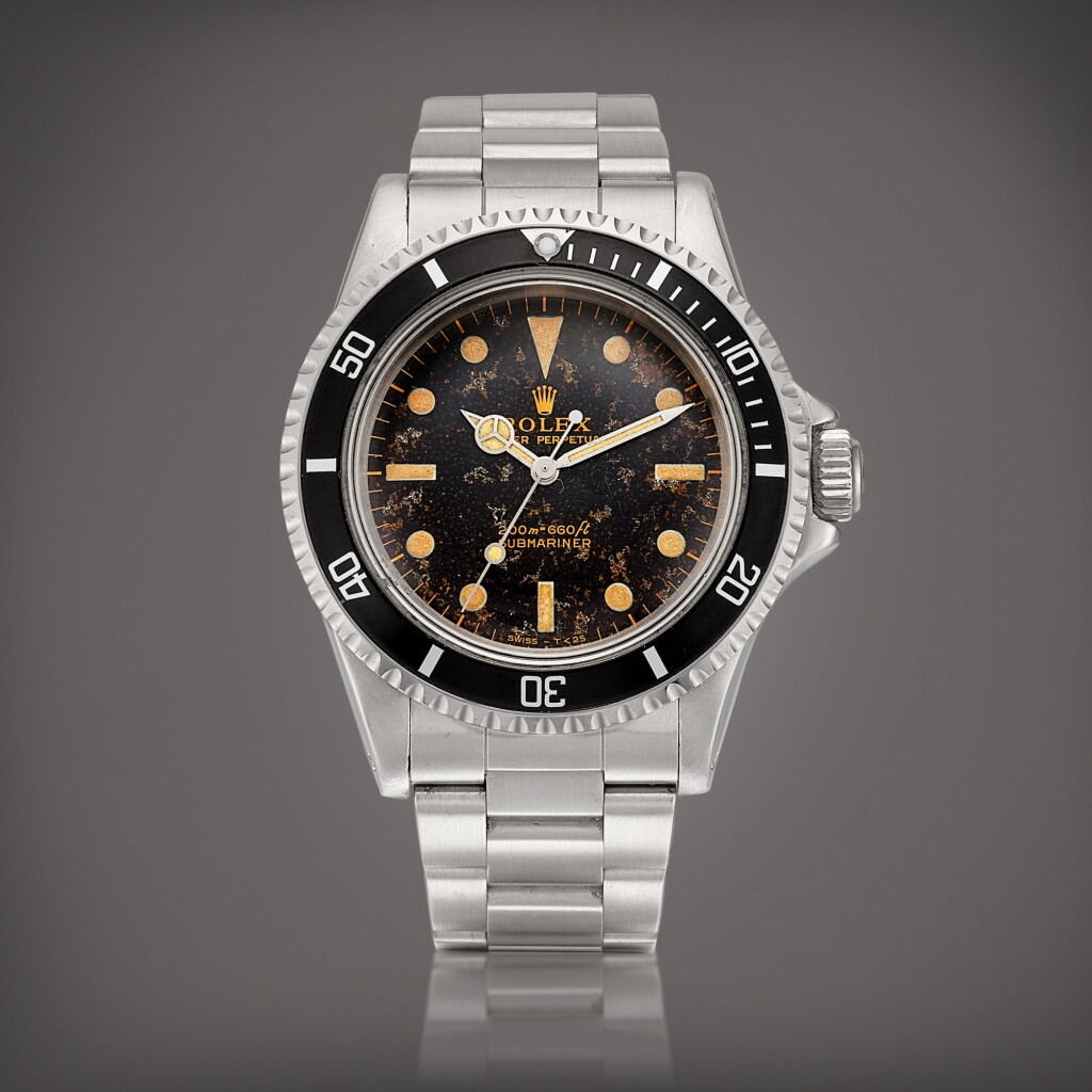 View full screen - View 1 of Lot 2288. Submariner, Reference 5513 A stainless steel wristwatch with bracelet, Circa 1966 | 勞力士 | Submariner 型號5513 | 精鋼鏈帶腕錶,約1966年製.