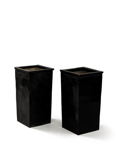 View full screen - View 1 of Lot 111. Pair of umbrellla stand, circa 2000.