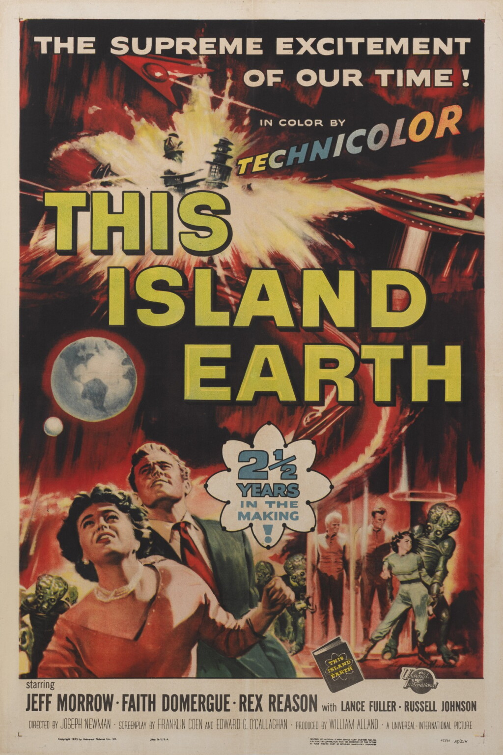 View full screen - View 1 of Lot 21. This Island Earth (1955), poster, US.