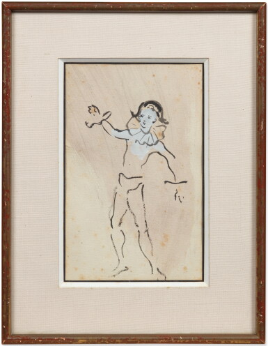View full screen - View 1 of Lot 148. Danseur à la colerette, Les Forains, circa 1945 | Danseur à la colerette, Les Forains, vers 1945.