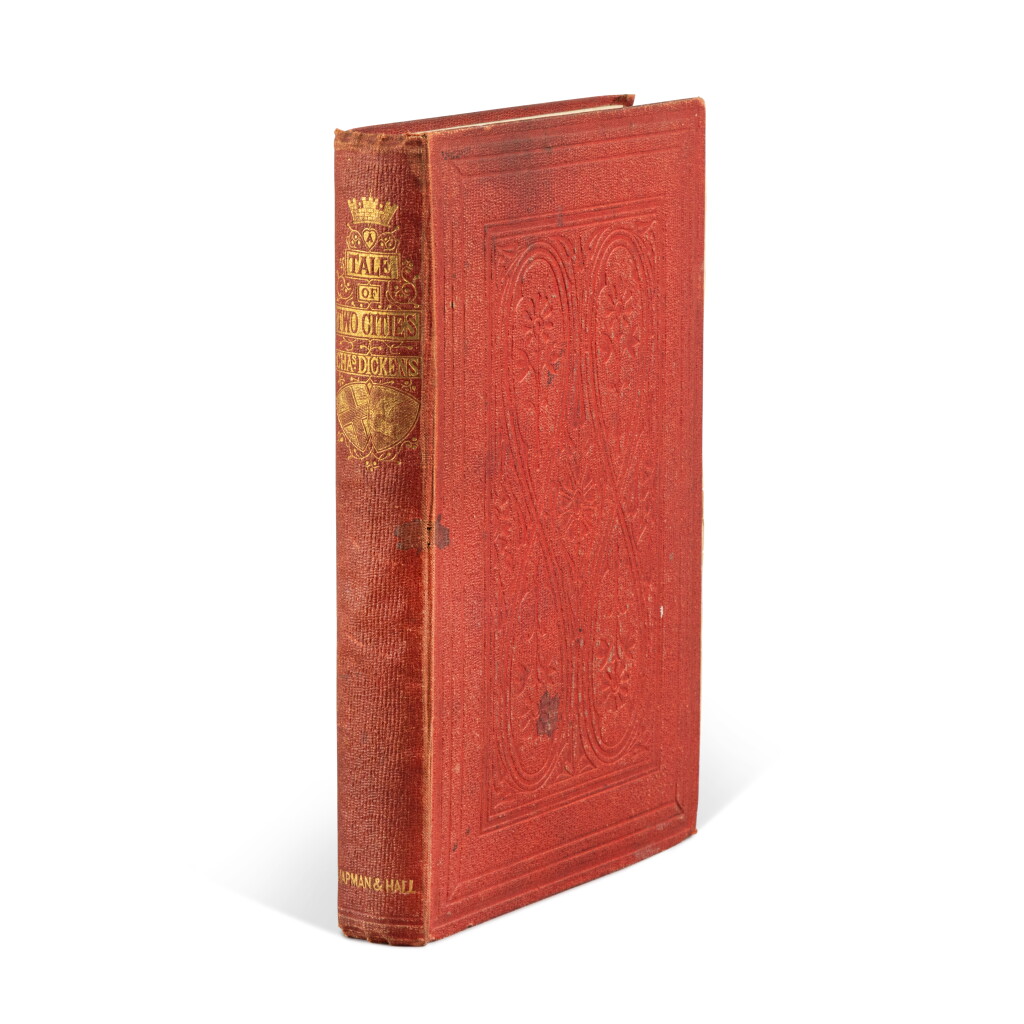 View full screen - View 1 of Lot 1034. Dickens, Charles | A Tale of Two Cities, first book edition, in the original cloth.