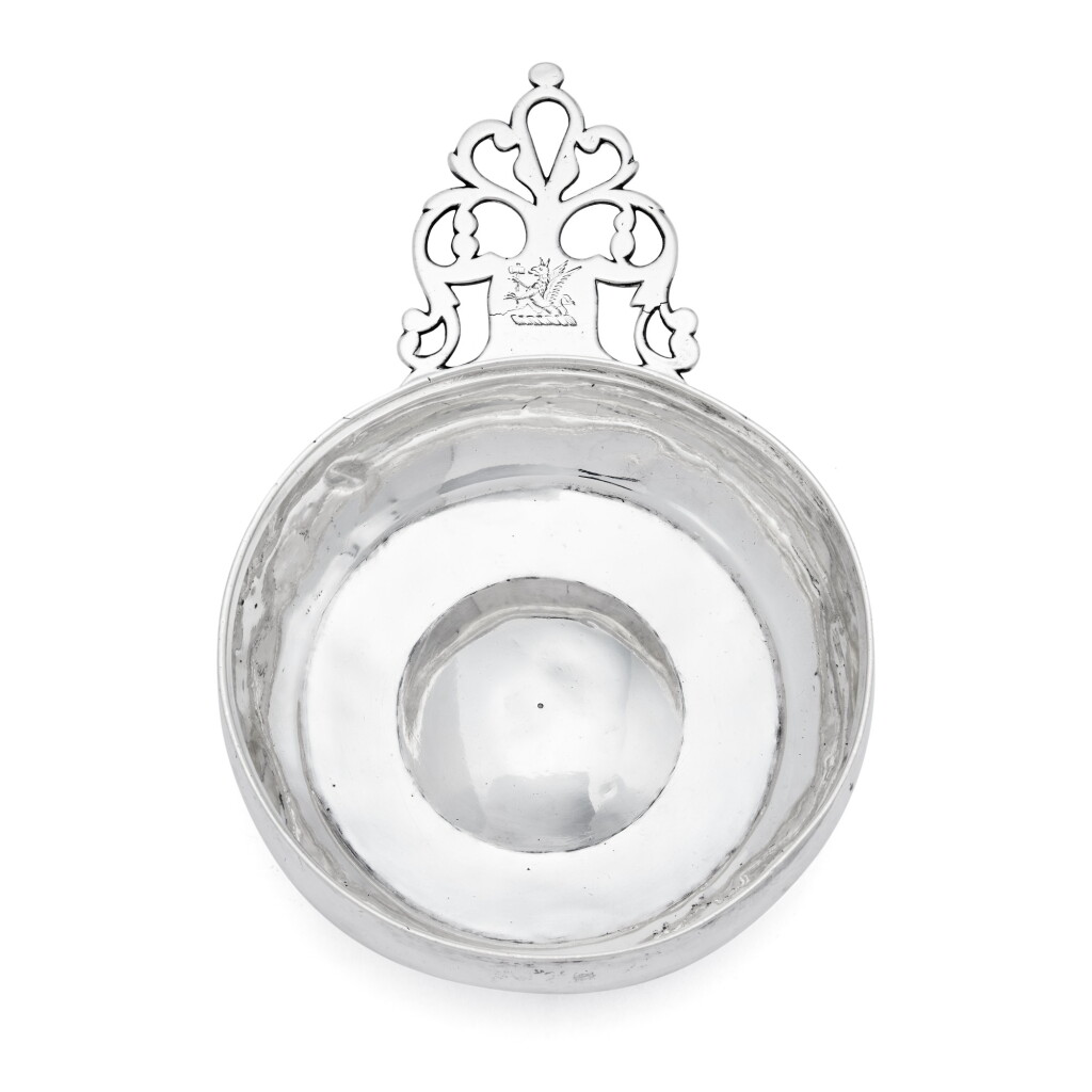 View full screen - View 1 of Lot 1021. American Silver Porringer, Jacob Hurd, Boston, Circa 1760.