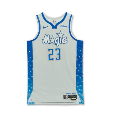 View full screen - View 1 of Lot 19. Tristan da Silva Orlando Magic 2025-2026 Game Worn City Edition Jersey.