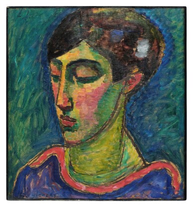 View full screen - View 1 of Lot 367. Mädchenkopf (Head of a Girl).