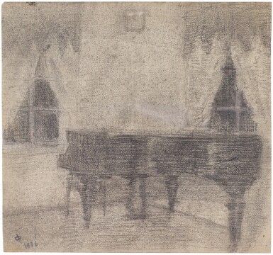 View full screen - View 1 of Lot 136. Grand Piano in an Interior.