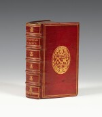 Claudiani Poetae praegloriosissimi... Hanovre, 1612. In-8. Maroquin rouge aux armes de J.-A. de Thou.