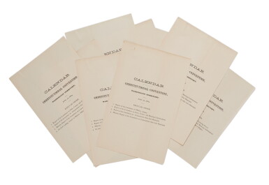View full screen - View 1 of Lot 247. Washington (State) | A collection of handbills related to the Washington Constitutional Convention of 1889 .