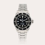 Submariner, reference 1680 Montre bracelet en acier avec date | Stainless steel wristwatch with date and bracelet Vers 1980 | Circa 1980
