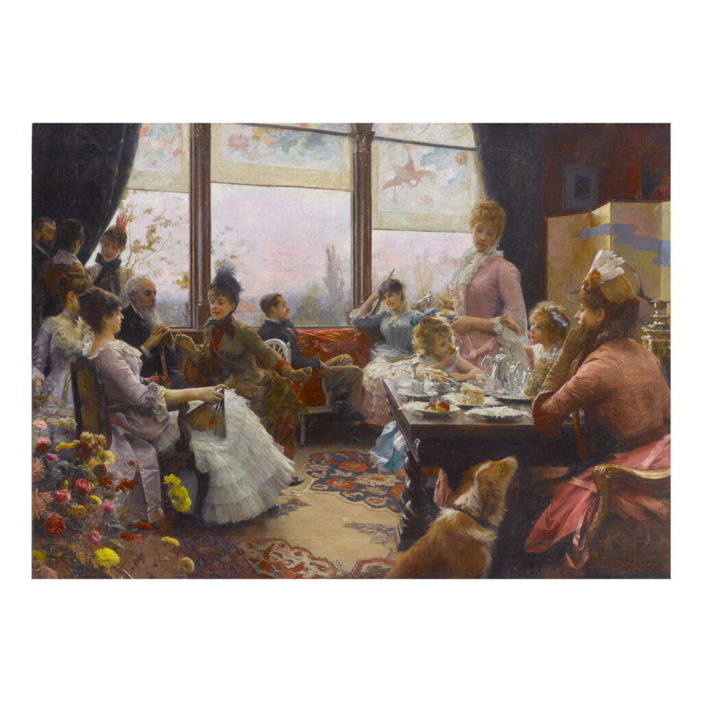 View full screen - View 1 of Lot 35. JULIUS LEBLANC STEWART | FIVE O'CLOCK TEA.