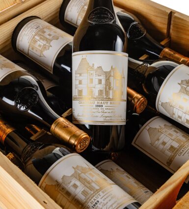 View full screen - View 1 of Lot 65. Château Haut Brion 1989 (12 BT).
