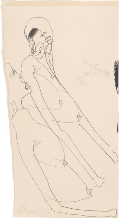 View full screen - View 1 of Lot 827. JOSEPH BEUYS | OHNE TITEL.