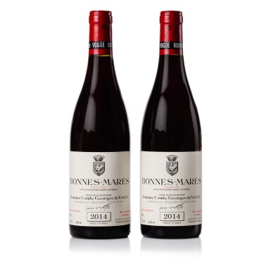 View full screen - View 1 of Lot 100. Bonnes Mares 2014 Comte Georges de Vogüé (2 BT).