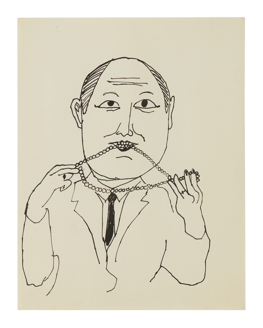 View full screen - View 1 of Lot 146. ANDY WARHOL | UNTITLED (UNIDENTIFIED MALE PORTRAIT).