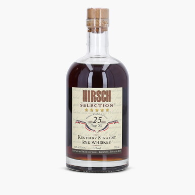 View full screen - View 1 of Lot 2357. Hirsch Selection Rye 25 Year Old 92 Proof NV (1 Bottle 75cl).