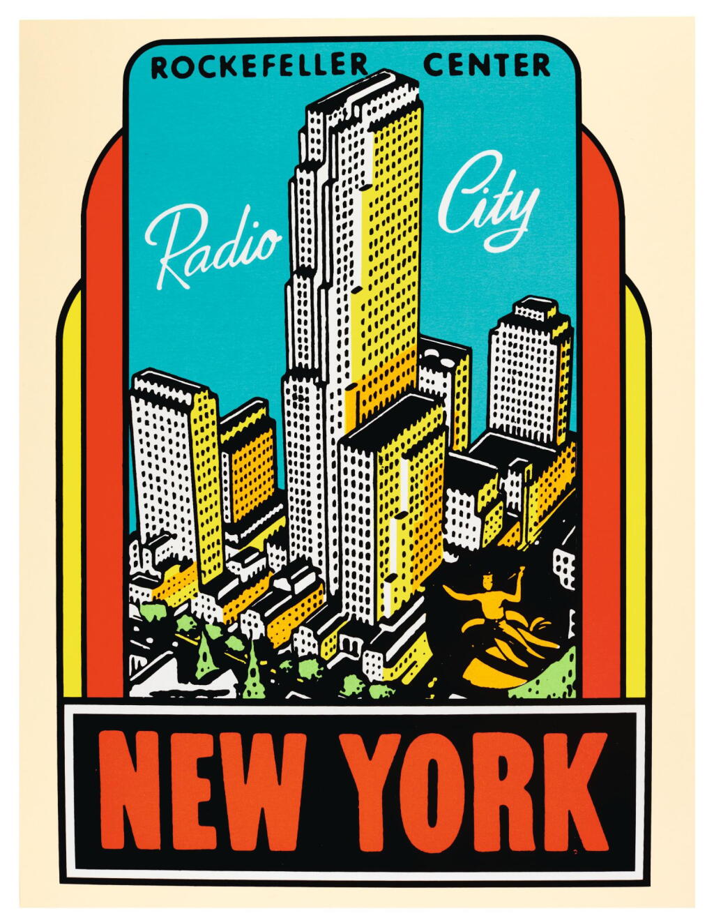 View full screen - View 1 of Lot 25. JOE TILSON, R.A. | NEW YORK DECALS 3 & 4.