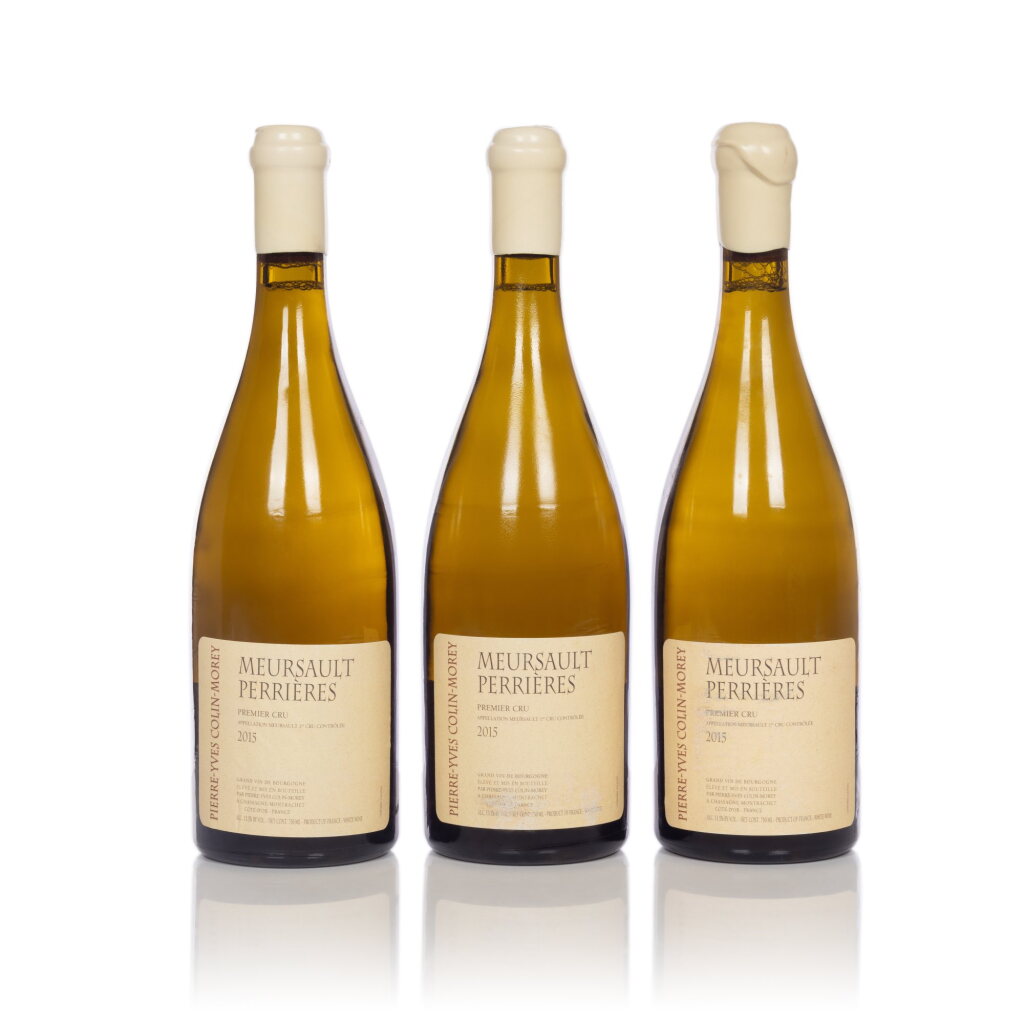 View full screen - View 1 of Lot 129. Meursault, Perrières 2015 Pierre-Yves Colin-Morey (6 BT).