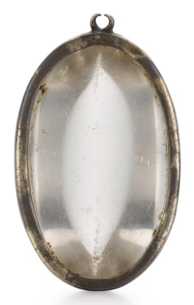View full screen - View 1 of Lot 256. PROBABLY SCOTTISH, POSSIBLY 7TH OR 8TH CENTURY, REMOUNTED CIRCA 17TH CENTURY | ‘Charmstone’ Pendant.