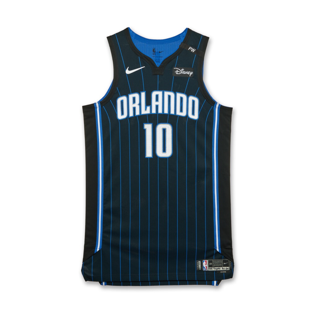 View full screen - View 1 of Lot 157. Cory Joseph Orlando Magic 2025 NBA Playoffs Eastern Conference Round 1 Game Worn Icon Edition Jersey | Game 1.