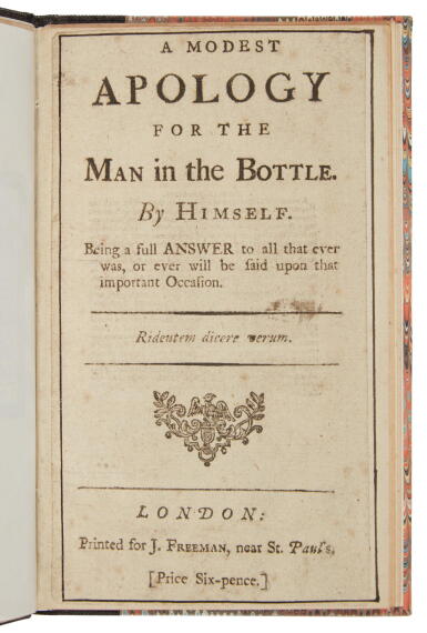 View full screen - View 1 of Lot 91. (Bottle Conjurors Hoax) | London's most ridiculous riot ever!.