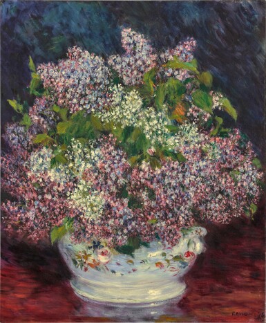 View full screen - View 1 of Lot 37. Bouquet de lilas.
