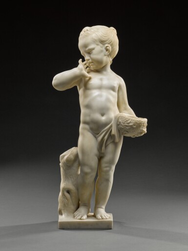 View full screen - View 1 of Lot 63. Girl weeping over an empty bird's nest.