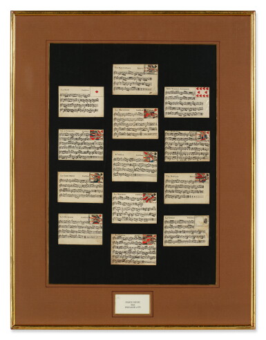 View full screen - View 1 of Lot 388. Playing Cards — Dance music cards.