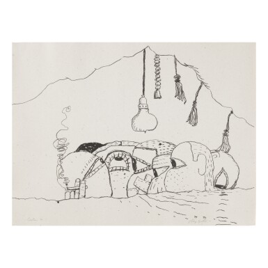 View full screen - View 1 of Lot 193. PHILIP GUSTON | CURTAIN.