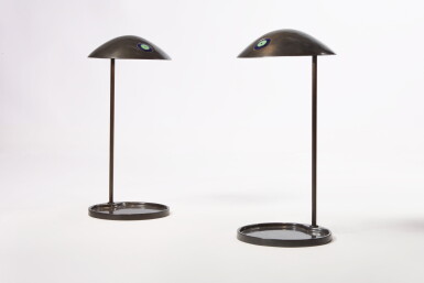 View full screen - View 1 of Lot 149. André Dubreuil, Pair of Lamps.
