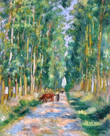 View full screen - View 1 of Lot 38. La grande allée à Varengeville.