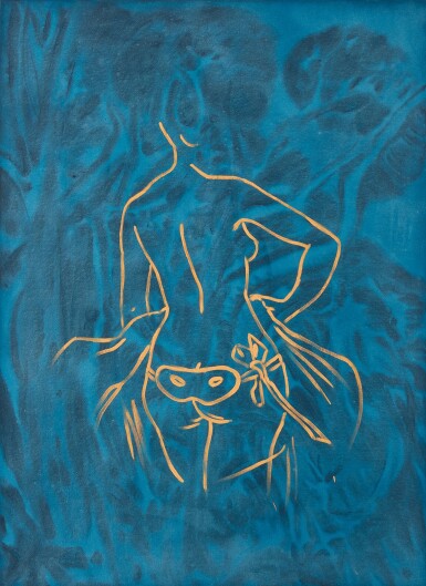 View full screen - View 1 of Lot 601. DAVID SALLE | I FEAR I FALL.