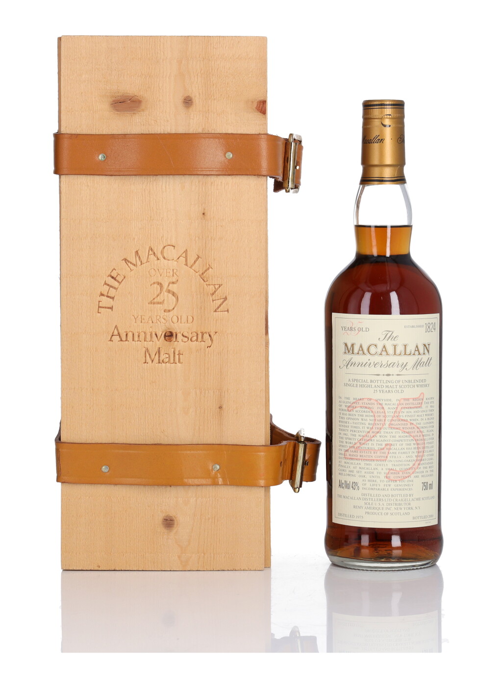 View full screen - View 1 of Lot 8. The Macallan 25 Year Old Anniversary Malt 43.0 abv 1975 (1 BT 75cl).