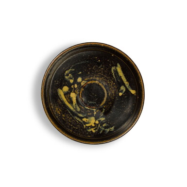 View full screen - View 1 of Lot 89. A 'Jizhou' brown-glazed 'prunus and moon' bowl, Song dynasty.