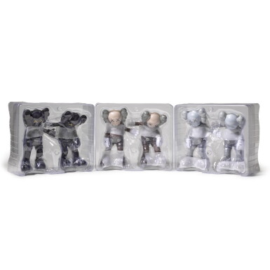 View full screen - View 1 of Lot 46. KAWS | ALONG THE WAY (BLACK; BROWN; AND GREY).