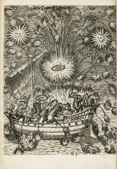 View full screen - View 1 of Lot 11. La Pyrotechnie de Hanzelet... Pont-à-Mousson, 1630. In-4. Rel. moderne. Edition originale..