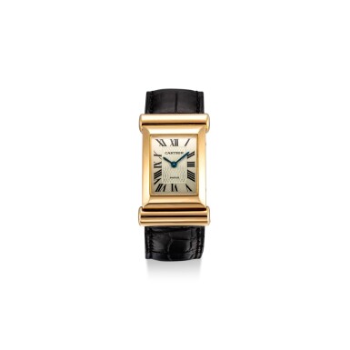 View full screen - View 1 of Lot 611. CARTIER | PRIVEE DRIVERS A LIMITED EDITION YELLOW GOLD WRISTWATCH, CIRCA 1997.