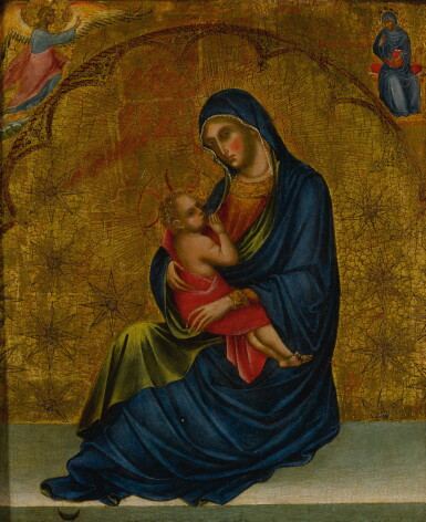 View full screen - View 1 of Lot 384. Madonna of Humility with the Annunciation.