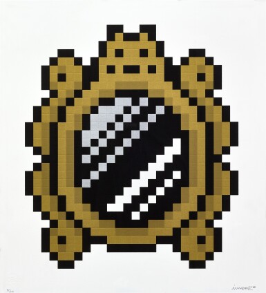 View full screen - View 1 of Lot 1046. INVADER | VERSAILLES (BLACK) 凡爾賽(黑).