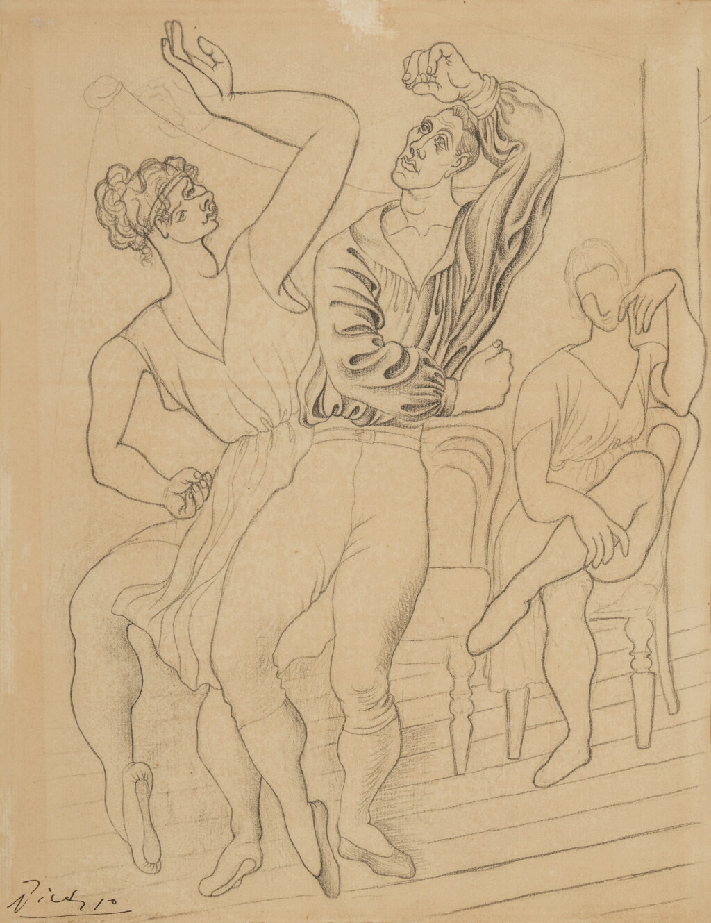 View full screen - View 1 of Lot 241. Vera Nemtchinova et Félix dansant.